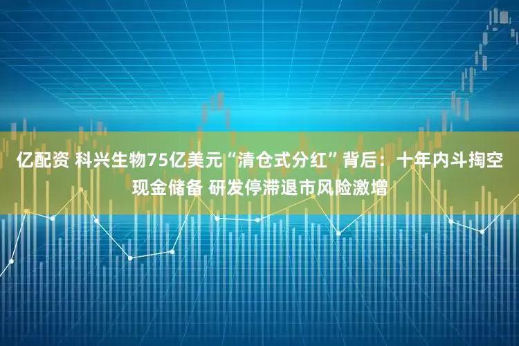 亿配资 科兴生物75亿美元“清仓式分红”背后：十年内斗掏空现金储备 研发停滞退市风险激增